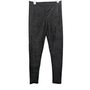 Climate Right Ladies M Black Fleece Pull-on Fleece Pants NWT